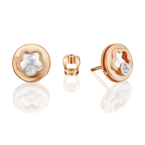 Серьги-пусеты из комбинированного золота с бриллиантами 02-4988-00-101-1111