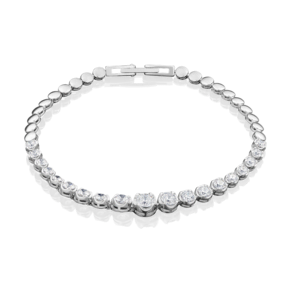 Браслет из белого золота с фианитами 05-0561-00-501-1120-38