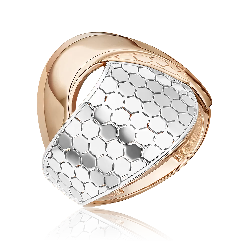 Кольцо из комбинированного золота 01-5772-01-000-1111