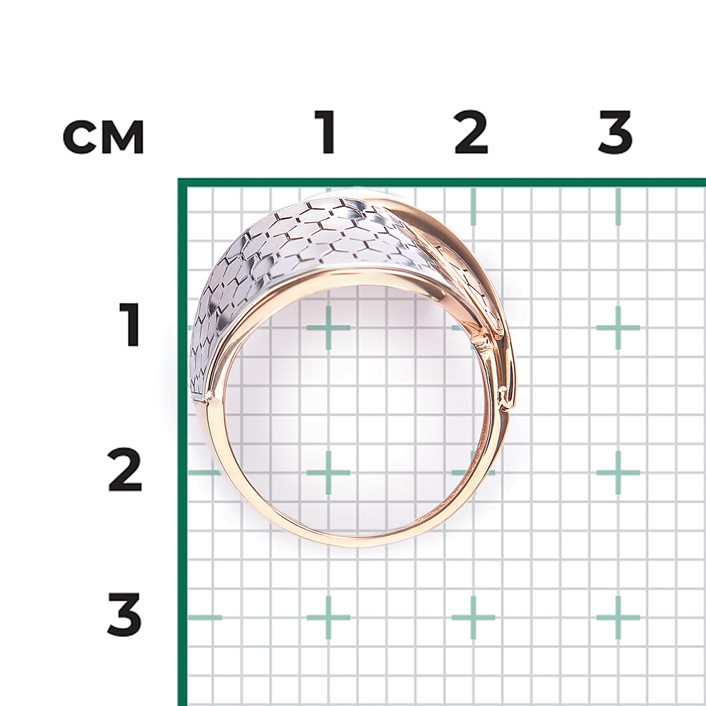 Кольцо из комбинированного золота 01-5772-01-000-1111