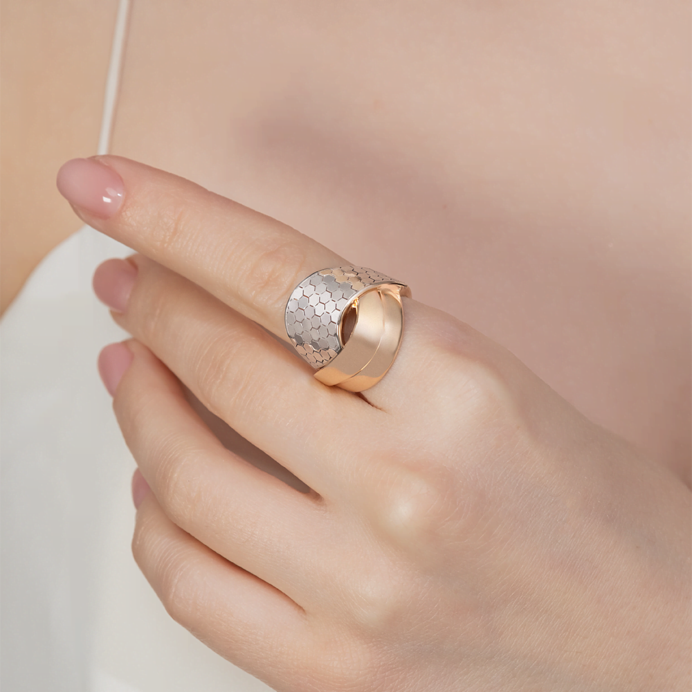 Кольцо из комбинированного золота 01-5772-01-000-1111