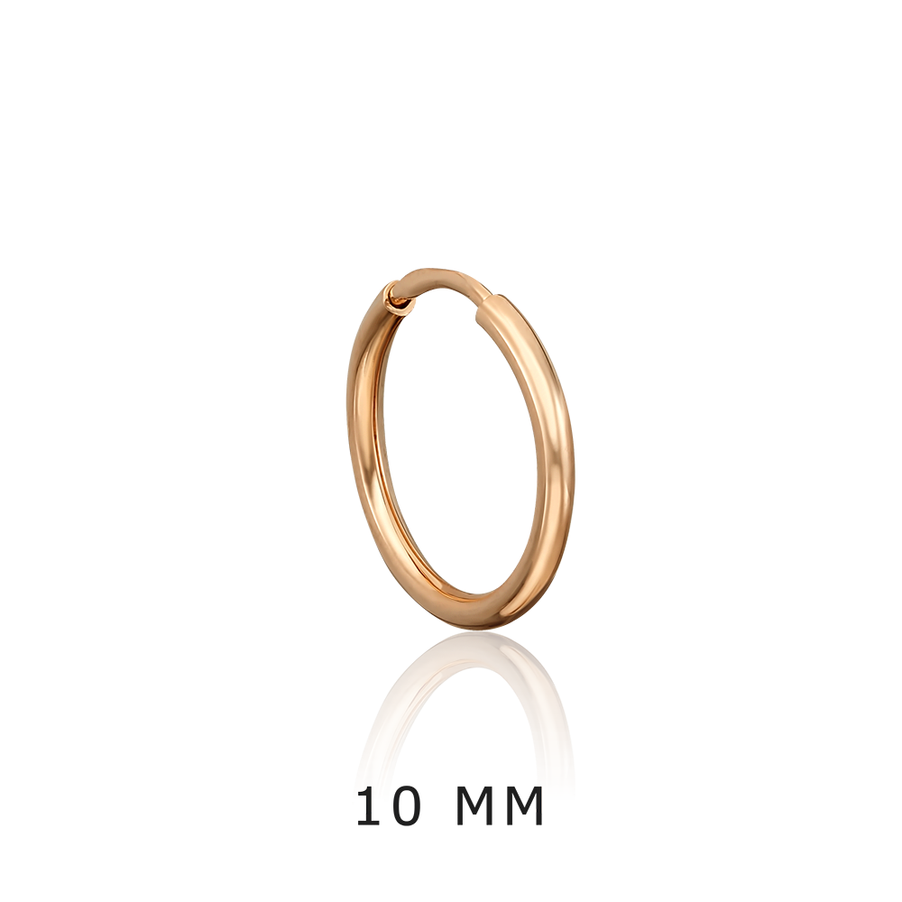 Моносерьга-конго из красного золота 02-0074-45-000-1110-19