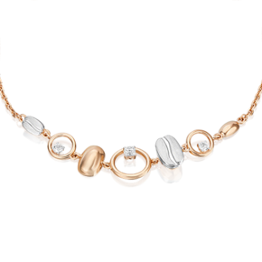 Браслет из комбинированного золота с натуральными топазами white 05-0719-01-201-1111