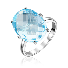 Кольцо из серебра с топазом 01-3468-00-201-0200