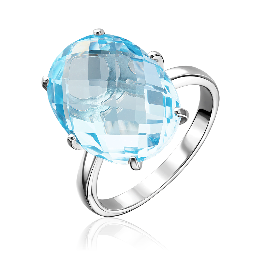 Кольцо из серебра с топазом 01-3468-00-201-0200