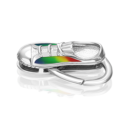 Соул «Кеды» из серебра с эмалью 14-0006-00-000-0200