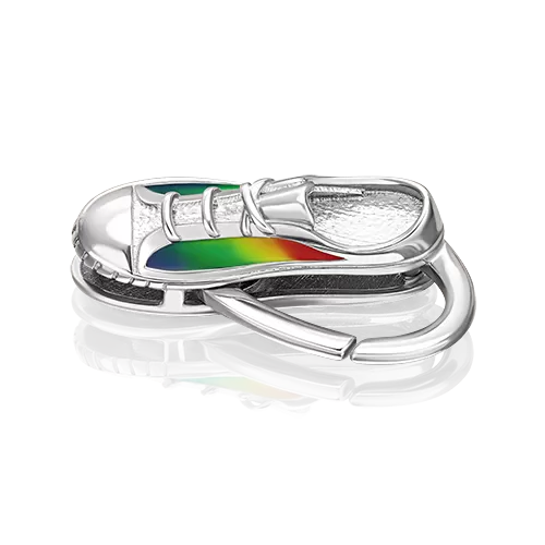 Соул «Кеды» из серебра с эмалью 14-0006-00-000-0200