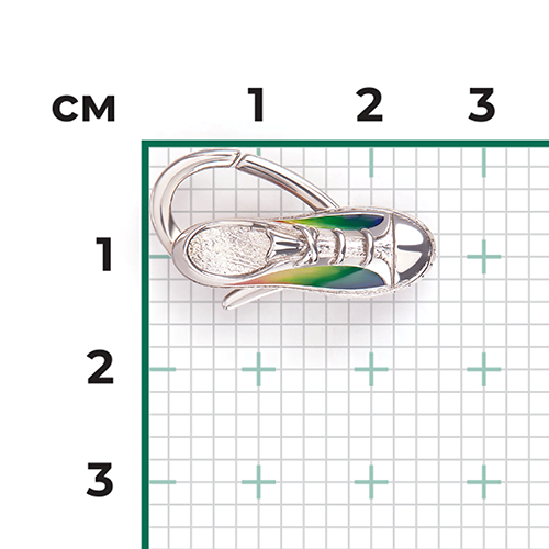 Соул «Кеды» из серебра с эмалью 14-0006-00-000-0200