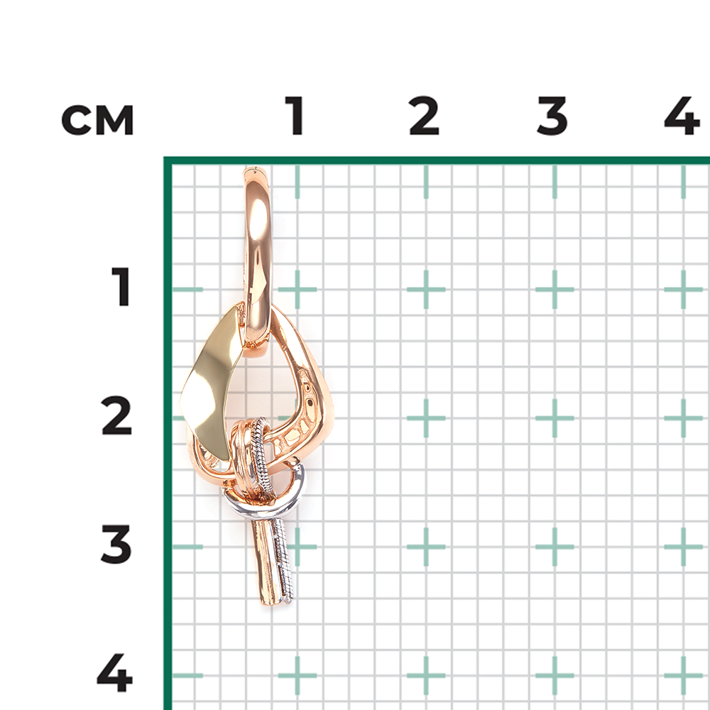 Подвеска из комбинированного золота 03-2898-00-000-1113-48