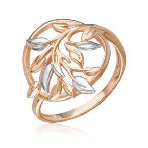 Кольцо «Золотая ветвь» из красного золота 01-5836-00-000-1110
