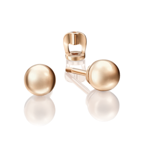 Серьги-пусеты из красного золота 02-4122-00-000-1110-02