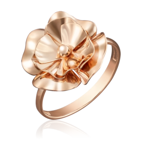 Кольцо «Фиалка» из красного золота 01-4960-00-000-1110-48